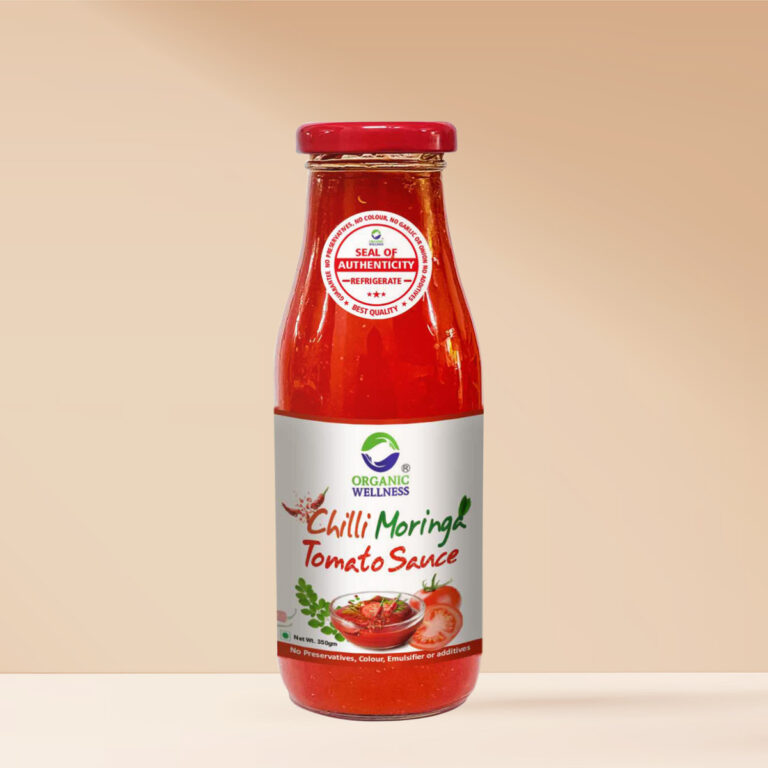 Chilli Moringa Tomato Sauce 350 Gram Bottle